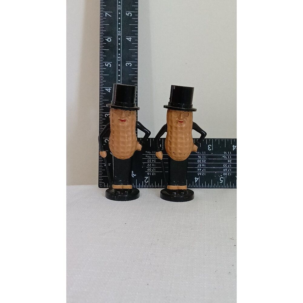 Mr. Peanut Salt and Pepper Shakers 4.5 Inch Set of 2